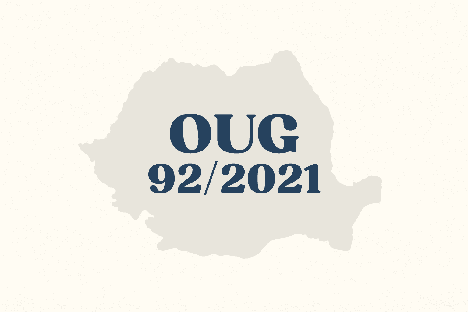 Coperta OUG 92/2021 privind regimul deșeurilor, document oficial cu sigla Guvernului României