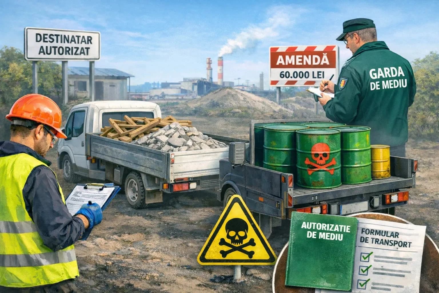 lege, documente, formulare, anexe, periculoase, nepericulos, deseu, transportul deseurilor